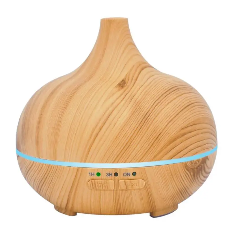 

150ml Timing Ultrasonic Air Humidifier Essential Oil Diffuser Wood Grain Aroma Aromatherapy Diffuser Mist Maker 100-240V