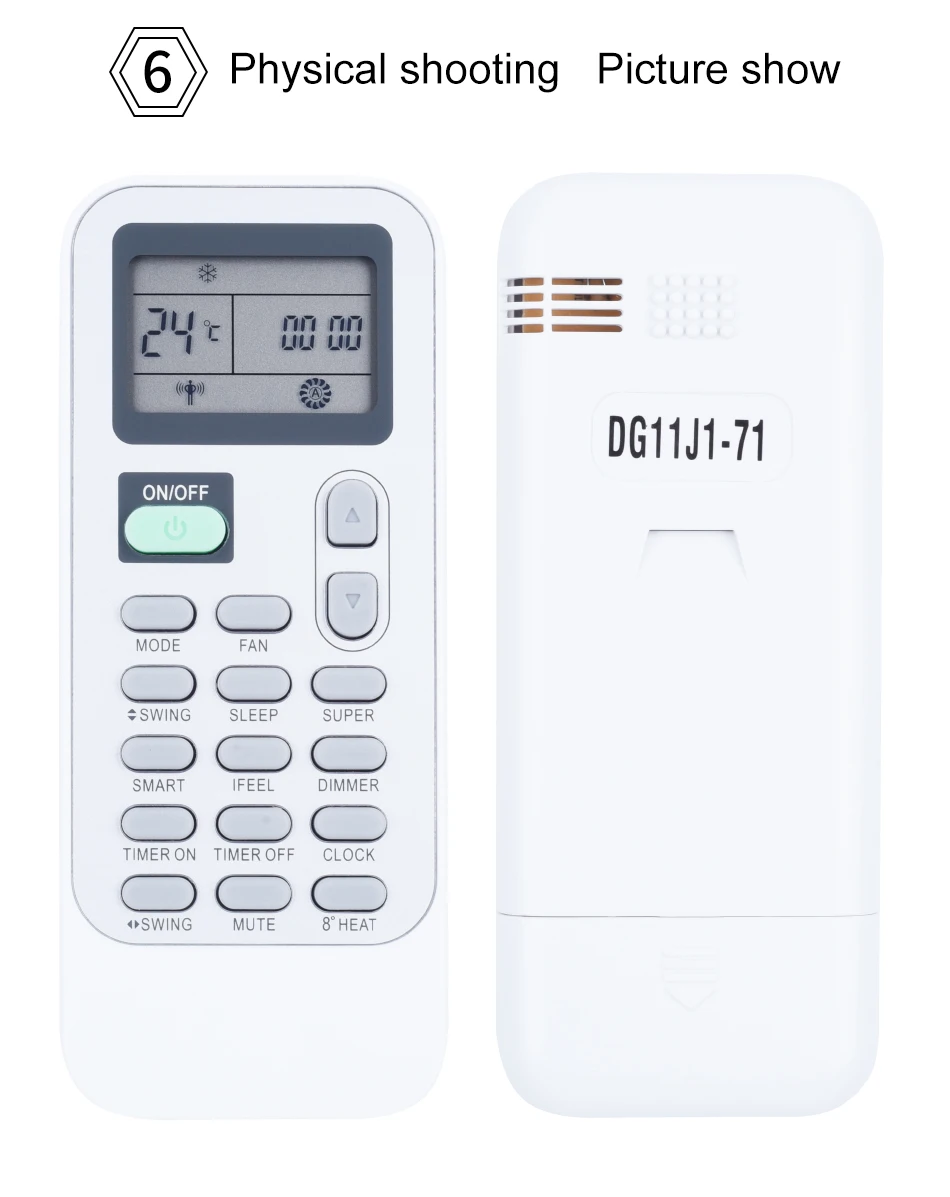 Telecomando Eplace Telecomando Compatibile Per Hisense DG11J1-01 DG11J1-02 DG11J1-04