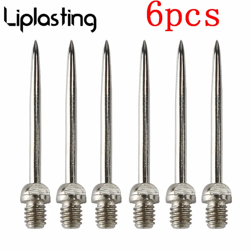 

Liplasting 6pcs / 12pcs Professional Durable Hard Dart Needle Throwing Tips Replaceable Tips Non-drop for Indoor Game Club