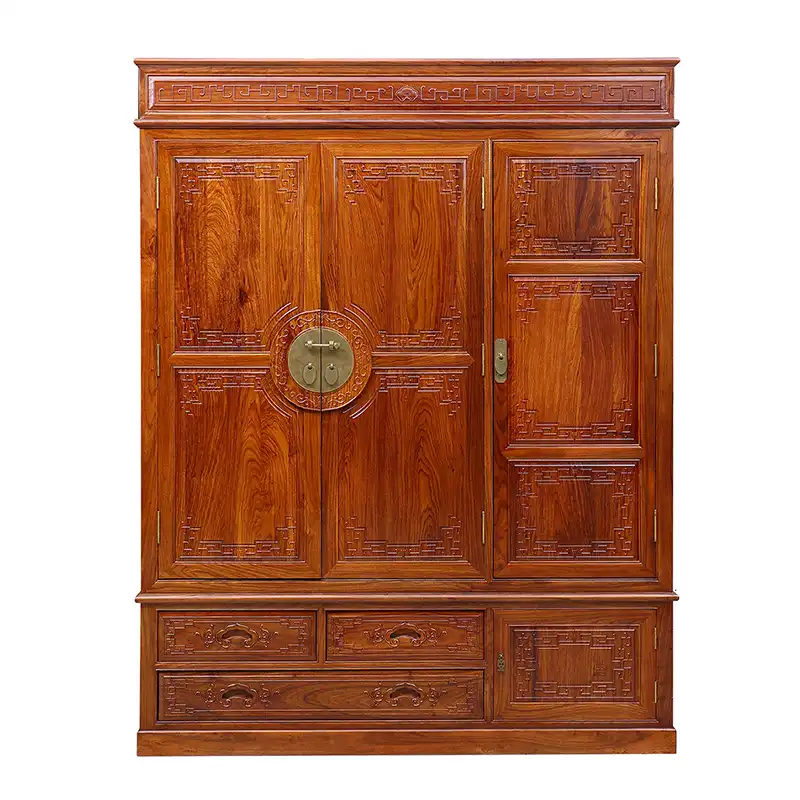 Chinese Fashioned Antique Furniture Wooden Cabinet For Clothes