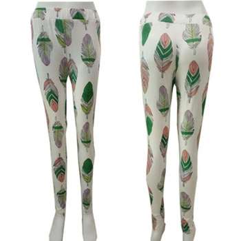 

Women Girls Summer New Fashion Casual Workout Print Leggings Fitness Stretch Leggings Hot