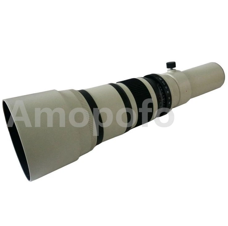 Amopofo, 500 мм F6.3-32 телеобъектив для камер Canon EOSM M1 M2 M3 M4 M5 M6