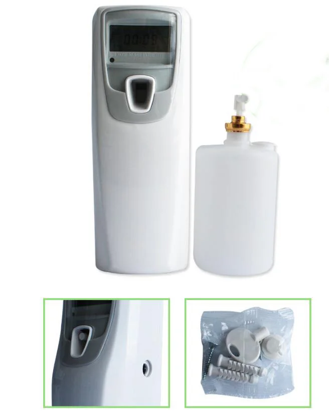 

New Arrival LCD Automatic Aerosol Dispenser Auto Toilet Air Freshener for Home With Empty Cans Perfume Dispenser