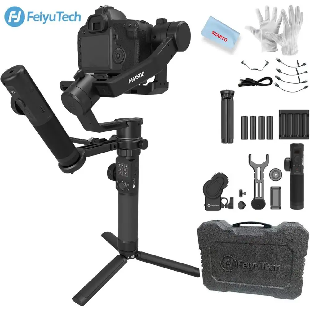 

FeiyuTech AK4500 3-Axis Gimbal Stabilizer for Mirrorless & DSLR Camera Sony A7M3 A7R3,Canon 1DX 6D 5D IV,Nikon D850