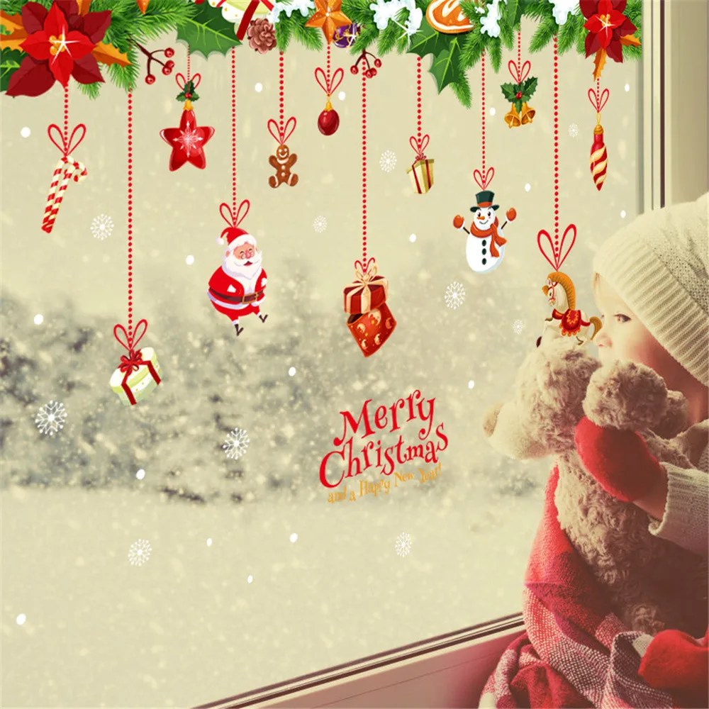 Наклейка на стену 2019 с надписью &quotMerry Christmas&quot|Наклейки стену| |