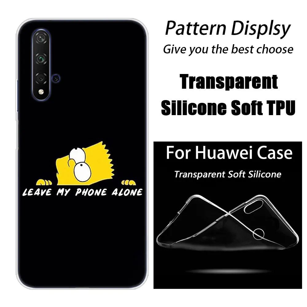 Hot The Simpsons Fashion Soft Silicone Case for Huawei Honor 20 8A 7A Pro 10 9 8 Lite View 20 7S 8S 8X 7X 6X 8C 20i 10i Play TPU - Цвет: 003