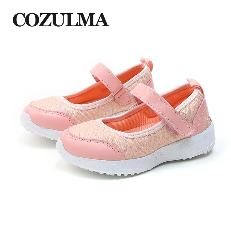 Cozulma الربيع الصيف الفتيات عارضة أحذية أطفال ماري جين وربط حلقة رياضية الأطفال في الرياضة رياضية للفتيات
