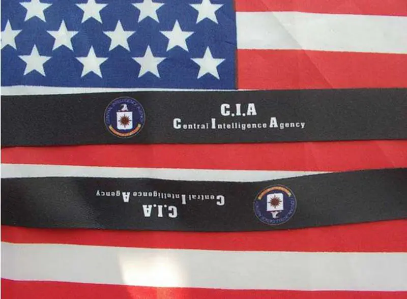US Dept Of the Central Intelligence Agency CIA ID Card Holder Neck Chian Strap-US192 2