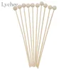 Lychee Life 10pcs Wood Ball For Fragrance Diffuser Aromatherapy Rattan Reed Sticks DIY Home Decoration ► Photo 1/6