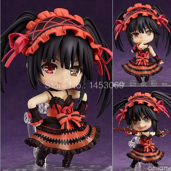 

Nendoroid Date A Live Tokisaki Kurumi #466 PVC Action Figure Collection Model Toy 4" 10cm