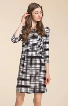 

2020 The new silk knit dress female European high-end thin long floral silk Qun Zi 100%