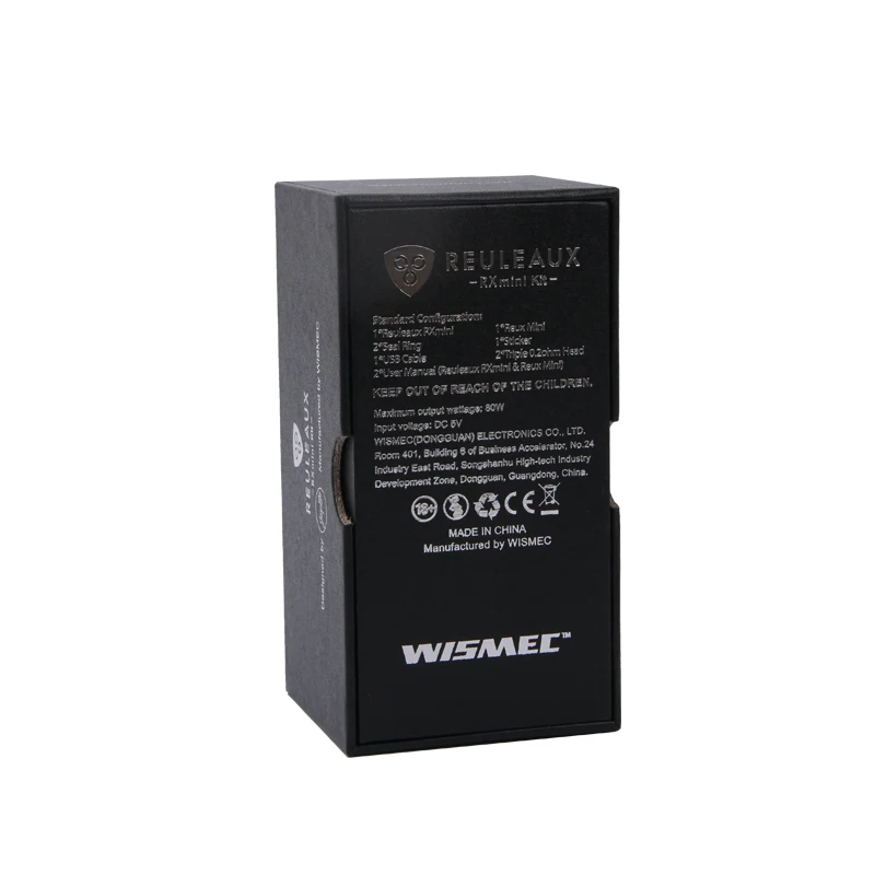 100% Оригинальный wismec reuleaux RXmini Комплект 80 Вт коробка мод 2100 мАч bull in батарея RX мини TC