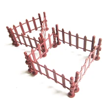 7 шт. железнодорожная модель моделирования строительный комплект солдат; Армия Мужские аксессуары военный забор железнодорожная доска пластиковая игрушка