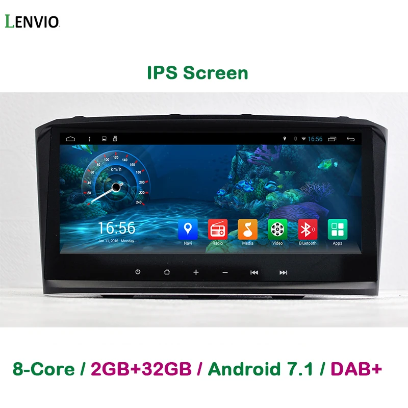 

Lenvio RAM 2GB 8.8"IPS Octa Core Android 7.1 CAR Radio GPS Navigation For Toyota Avensis 2004 2005 2006 2007 2008 Car DVD player
