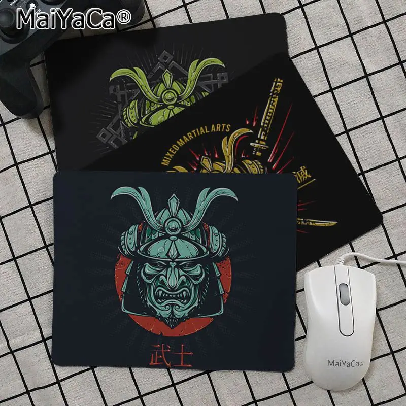 

Maiyaca Personalized Cool Fashion Samurai Mask 2 Silicone Pad to Mouse Game Smooth Writing Pad Desktops Mate gaming mouse pad