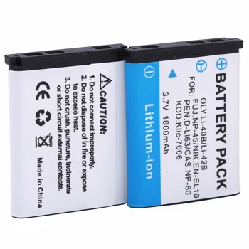 

Probty 2PCS LI-42B Li-40B LI42B Li 42B 40B Batteries for Olympus D-630 D-720 D-725 IR-300 FE-290 FE-300 FE-320 FE-3000 FE-3010