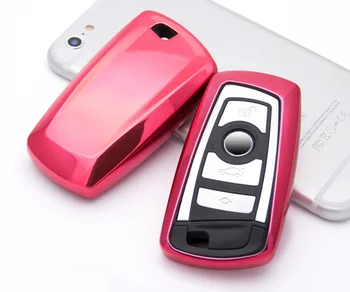

by DHL or Fedex 100pcs Car Key Case Cover for BMW 520 525 320i 1 3 5 7 Series X3 X4 Car Styling Soft TPU Protection Key Shell