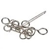 New Magic Metal Ring Puzzle Solution Metal Alloy Brain Games Patience Of Practice Multi-Shaped Intelligence Games Puzzles 3