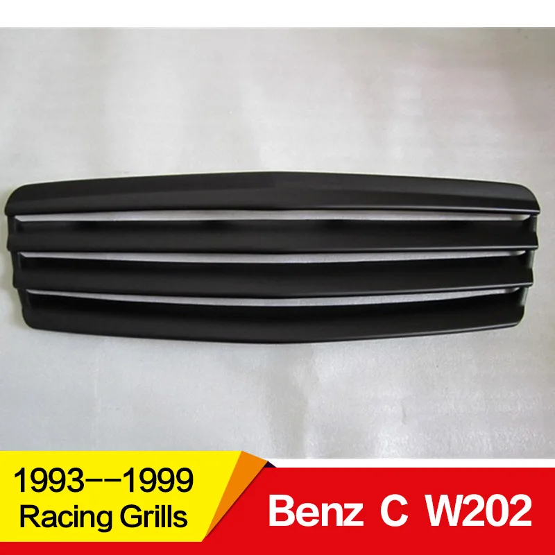 

Use for Mercedes-Benz C-class W202/203 Racing Grills carbon fibre Refitt Front Center Racing Grille Cover no car logo