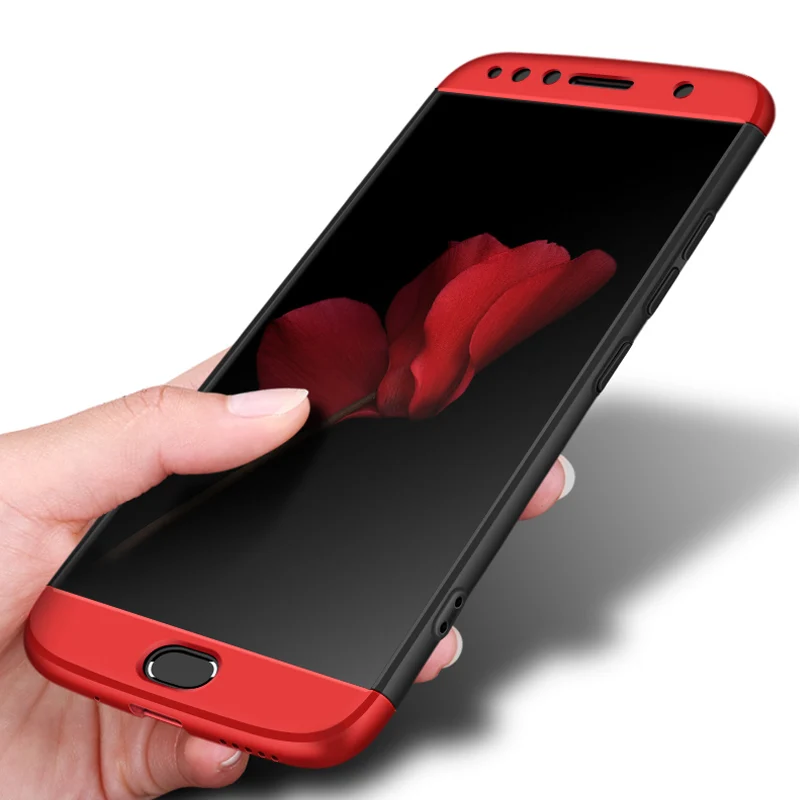 For Motorola G5sPlus Cases 3 in 1 360 Degree Full body hard PC Cover Case for G5splus Phone Bags Battery Protect Fundas |