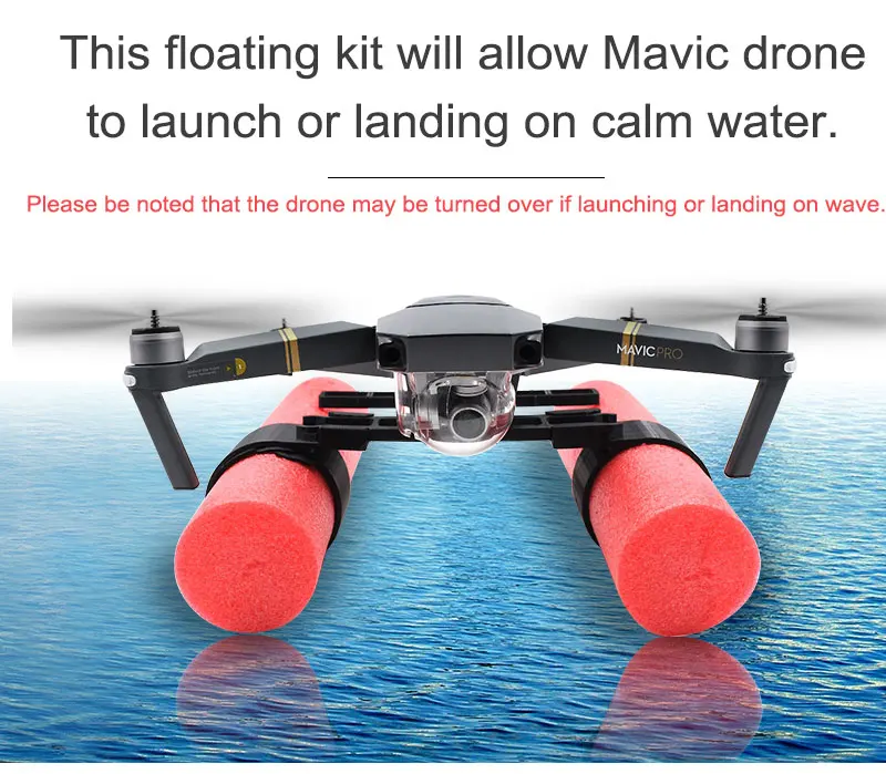 Для DJI Mavic Pro посадочный поплавок комплект для DJI MAVIC Platinum Дрон посадка на воде части