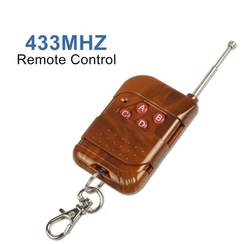 QIACHIP 433 МГц РЧ релейный модуль приемника беспроводной 4 CH выход с кнопкой обучения и 433 МГц РЧ пульт дистанционного управления Передатчик Diy