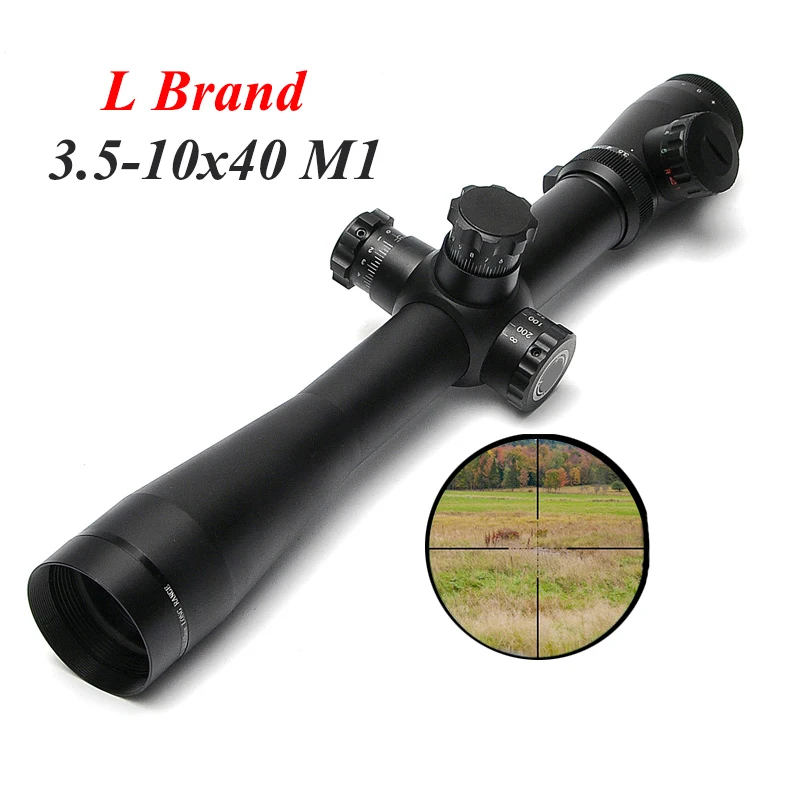 

LP 3.5-10X40 M1 Tactical Optics Riflescope Sniper Hunting Rifle Scopes Long Range Rifle Scopes Airsoft Rifle Scope