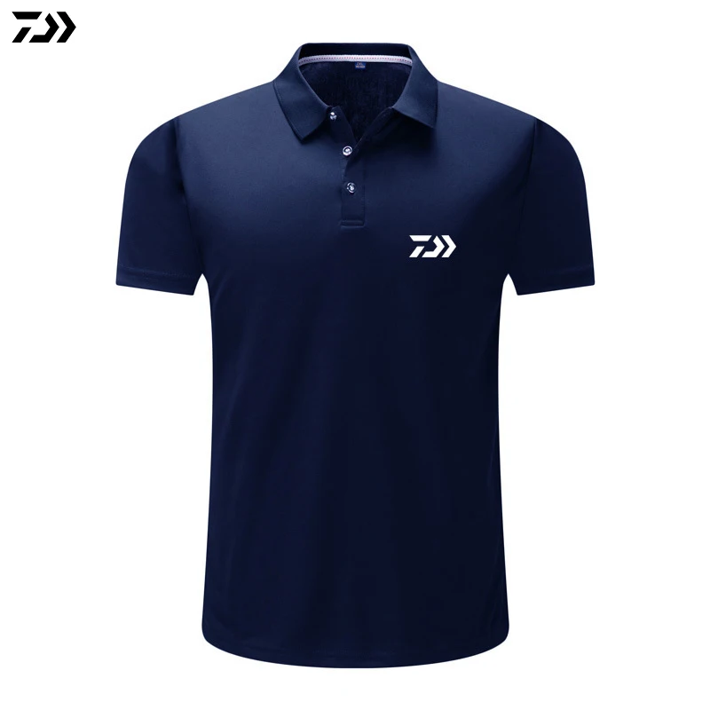 DAIWA DAWA 2018 Summer Fishing Clothing Quick Dry Men Polo Shirt Outdoor Sport Short Sleeve Breathable T for | Спорт и развлечения