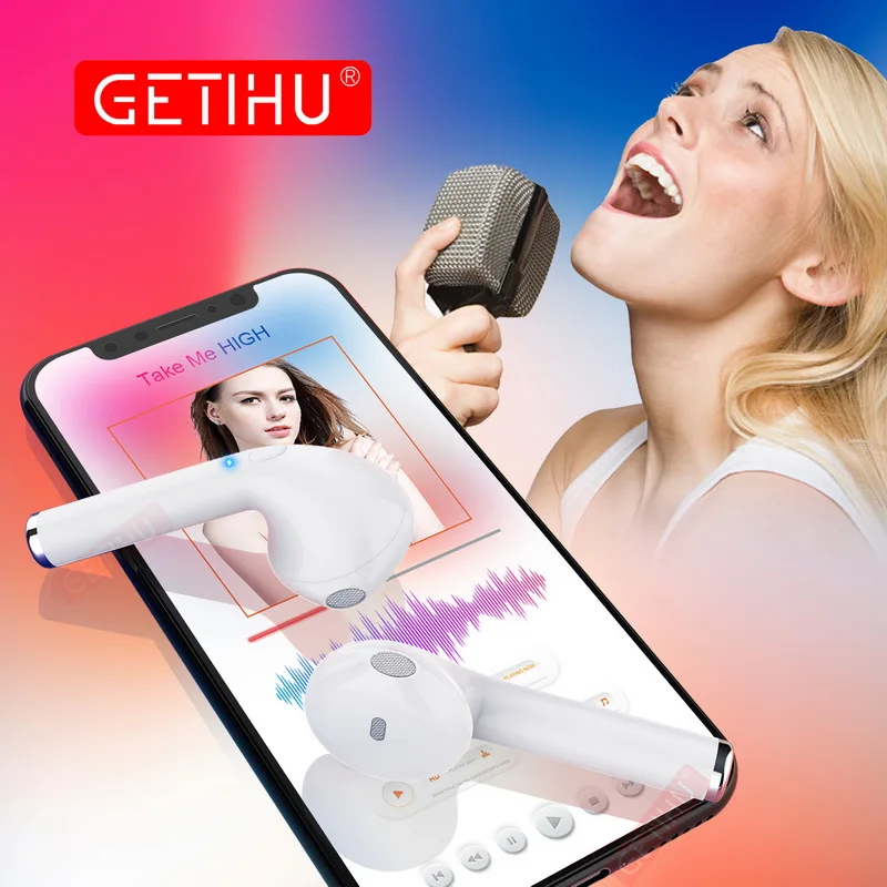 GETIHU Mini Twins Bluetooth Earphones Stereo headphones in Ear Buds wireless Earbuds handsfree Sport Headset For iPhone Samsung