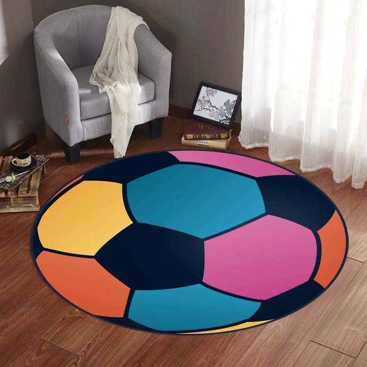 Ball Round Carpet Football Basketball Living Room 14 Styles Children Kid Boys Bedroom Chair Rug Toilet Bath Mat Decorate Carpet Ball Round Carpet Football Basketball Living Room 14 Styles Children Kid Boys Bedroom Chair Rug Toilet Bath Mat Decorate Carpet