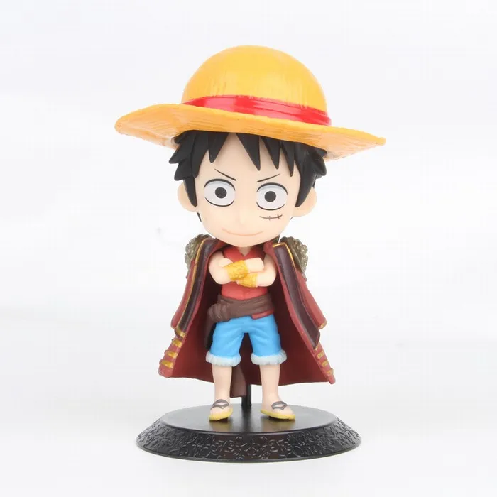 

Anime One piece Qposket Cute Big eyes luffy PVC Vinyl action Figure Model Collection Toy gifts 15cm