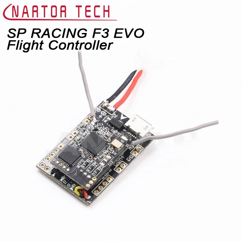 

SP RACING F3 EVO Brush 5V Flight Controller DSM2 Receiver RX Support PPM SBUS for Quadcopter Racing FPV