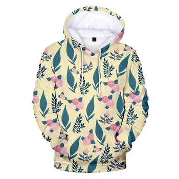 

Beautiful Art Leaf Print Men/Women Hoodies 3D Print Boys/girl Leaf Hoodie Hip Hop pullover 4XL