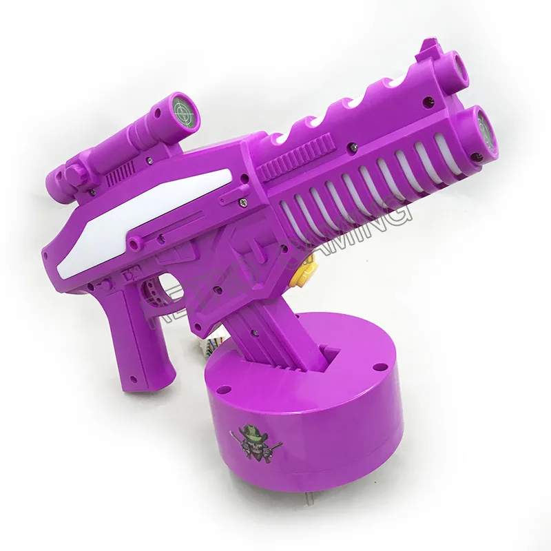 US $119.99 1 piece shooting game gun for Children Coin operated Kiddy Gun Forest Bullet The Rain arcade machine