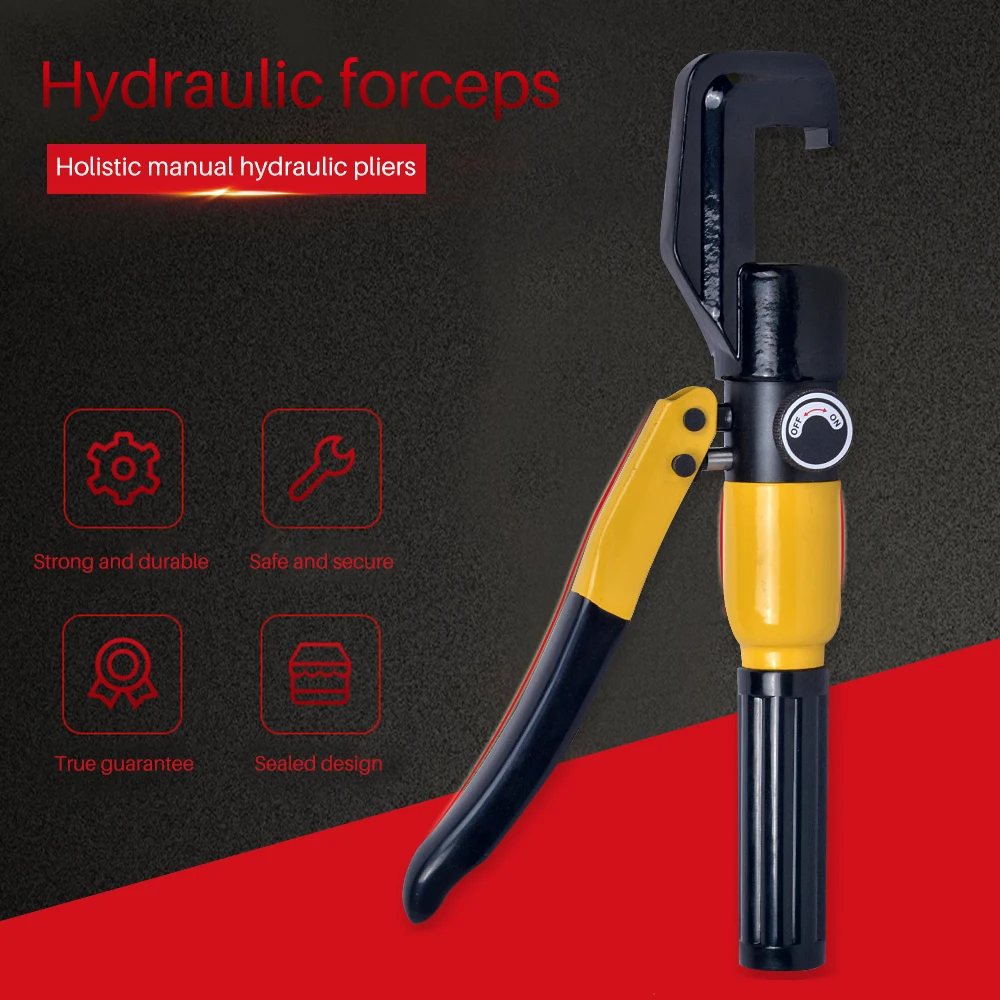 

Quick Hydraulic Pressure Pliers Wire Cable Lug Terminal Crimper Crimping Tool