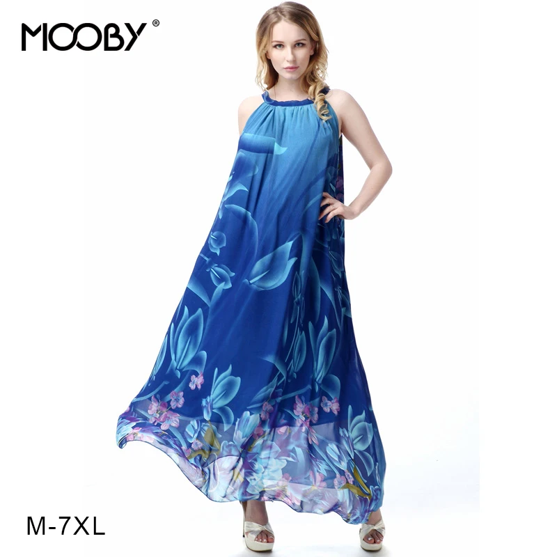 Bohemian Style Women Long Summer Dress Fashion Sex Off
