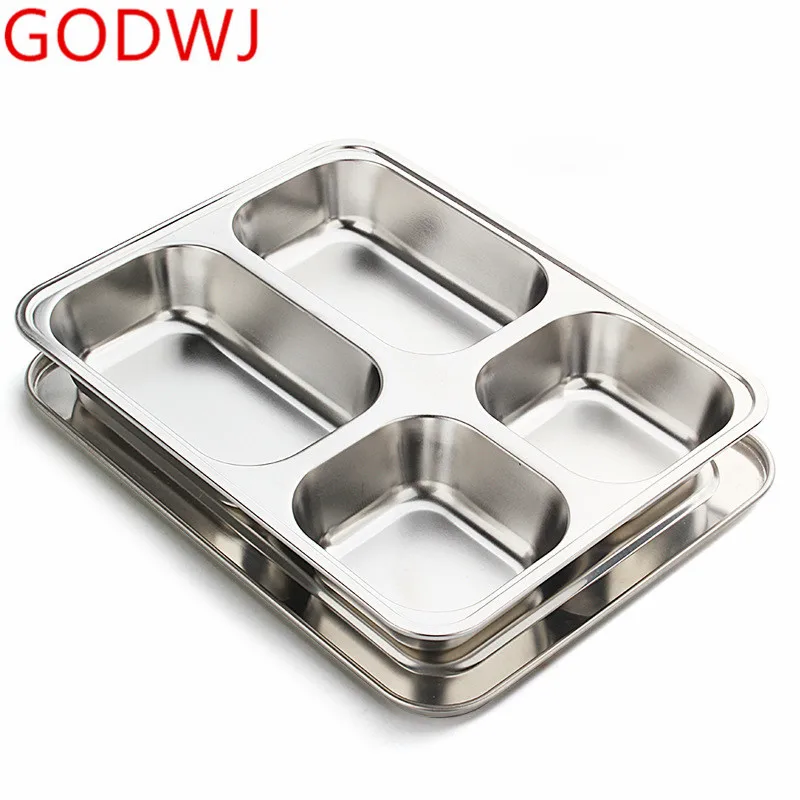 GODWJ отсек из нержавеющей стали Герметичный Ланч бокс с микроwavable для детей Bento