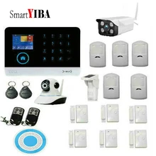 IFi SmartYIBA Alarme GSM GPRS SMS Wireless Home Security Sistema de Alarme de Intrusão com inteligente sem fio pet-imunidade