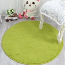 Современный минималистичный однотонный круглый ковер для спальни, дома, подвесное кресло, корзина ковер, круглый ковер для гостиной, компьютерный стул, коврик