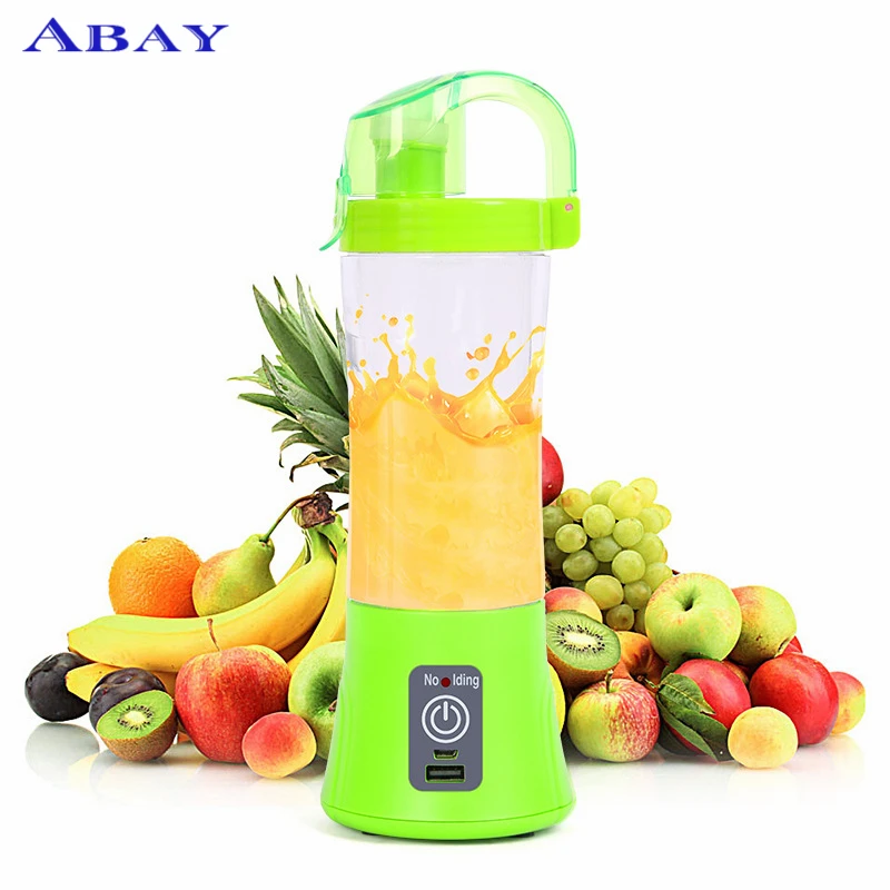 380ml Portable Blender Juicer Cup USB Rechargeable Electric Automatic