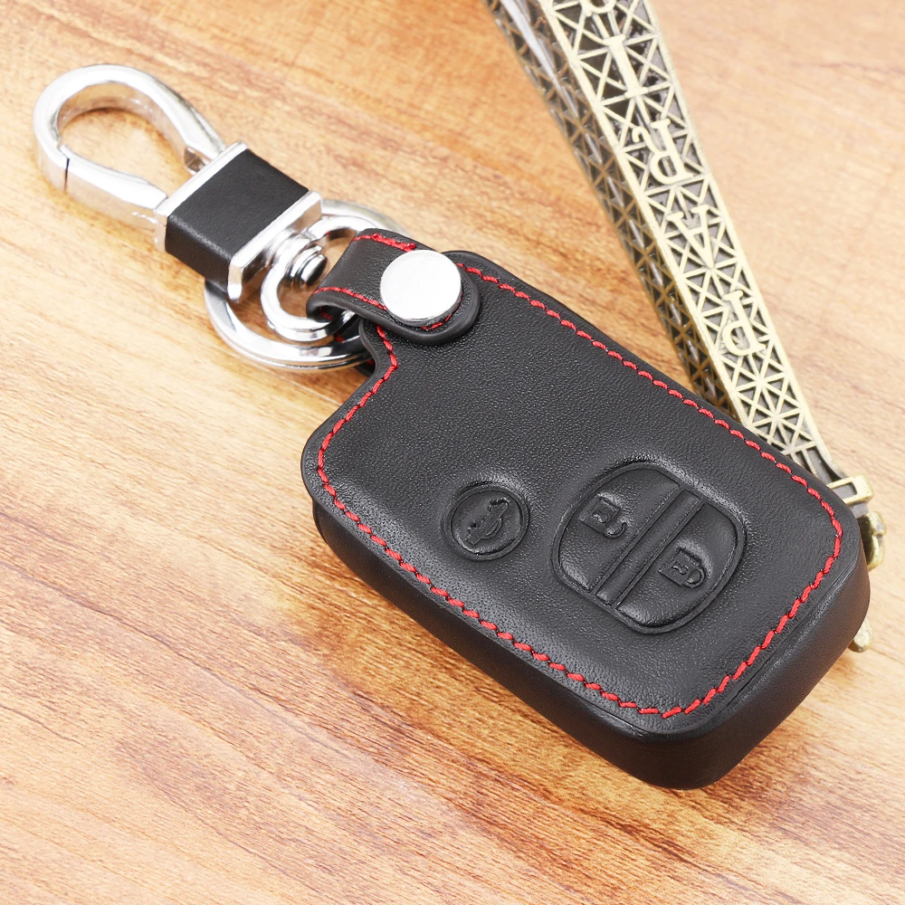3 Buttons Leather Car Smart Remote Key Fob Holder Cover 3 Buttons Leather Car Smart Remote Key Fob Holder Cover