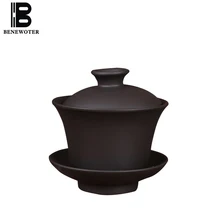 120cc Исин фиолетовая глина искусство Gaiwan натуральный сырой руды Zisha чай посуда офисный мастер чай церемония Tieguanyin Улун чай горшок подарки