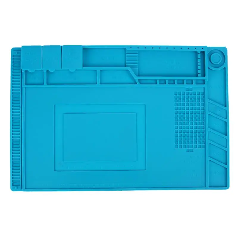 

45*30cm Anti Static Heat-Resistant Insulation Working Mat BGA Soldering Station Repair Silicone Pad Maintenance Platform