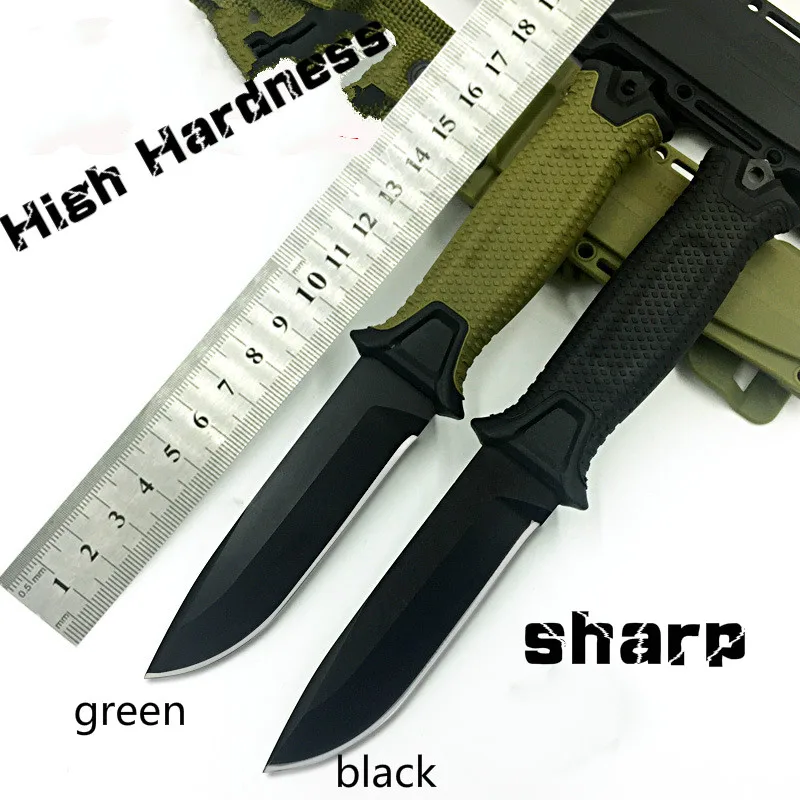 

Wilderness survival small straight knife outdoor blade high hardness tactical hunting knife high hardness military field dagger