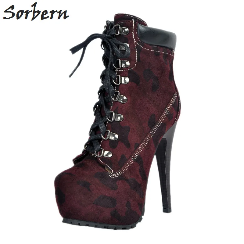 Sorbern/женские ботинки на шнуровке; большие размеры 34-46; Botas Mujer; пикантная женская обувь для вечеринок; женские ботильоны для женщин; недорогие ... Sorbern/женские ботинки на шнуровке; большие размеры 34-46; Botas Mujer; пикантная женская обувь для вечеринок; женские ботильоны для женщин; недорогие ...