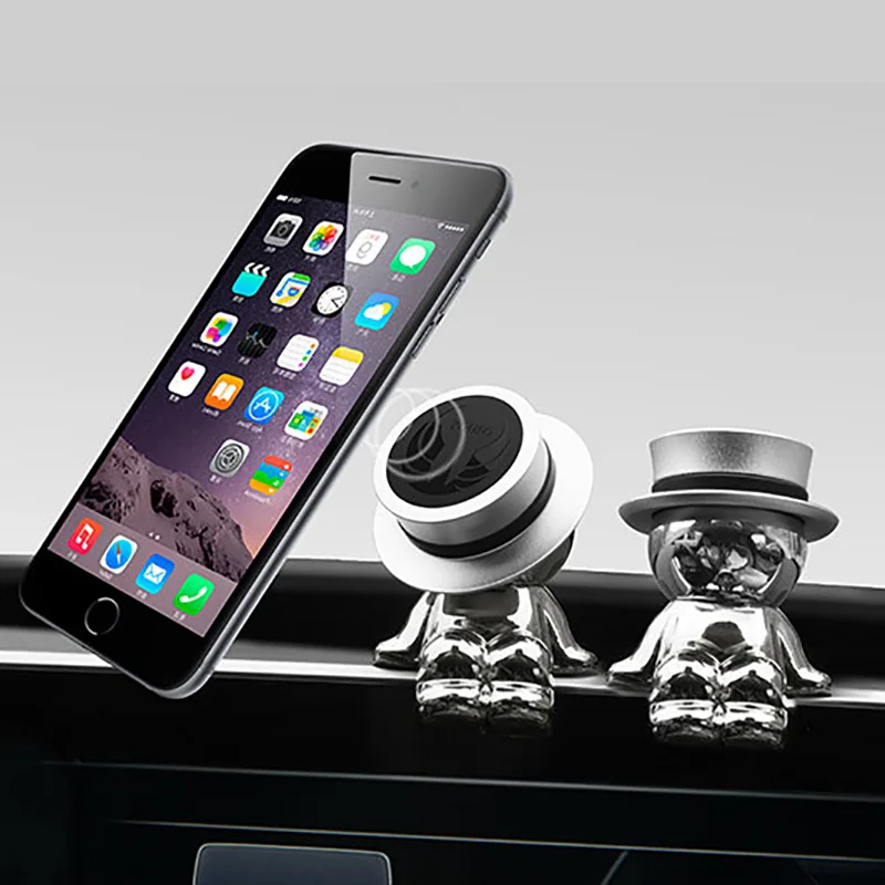 Магнитный автомобильный держатель для телефона Mini Mad Hat ZCP01 Crazy с поворотом на 360