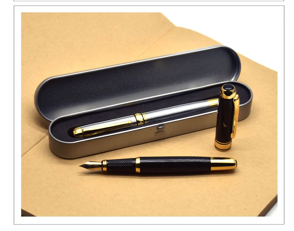 Guoyi A055 0,5 мм чернильная ручка канцелярские принадлежности подходит для школы офисные принадлежности ручка карандаш и принадлежности для письма подарочная металлическая ручка