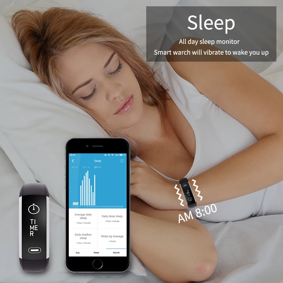 Smart bracelet heart rate (5)