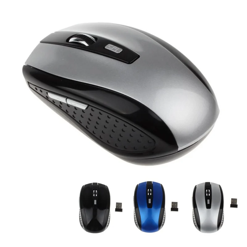 Portable 2.4G Wireless Optical Mouse 6 Keys 1200dpi Mice For Computer PC Laptop