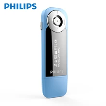 PHILIPS SA1208 спортивный музыкальный плеер 8 ГБ с экраном мини-клип цифровой MP3-плеер с радио FM USb Mp3 APE